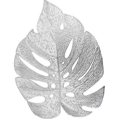 Sets de table nordiques résistants à la chaleur, ajourés, imitation feuille de tortue, pour table à manger (1/5)