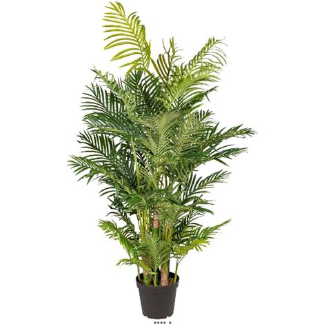 Palmier Areca artificiel H 170 cm 9 troncs en pot