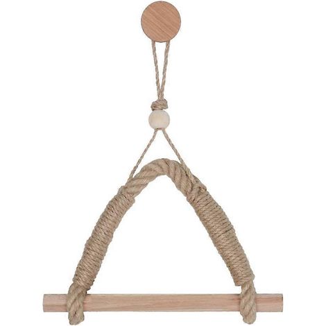 Porte-papier toilette vintage en corde de chanvre pour salle de bain (1/5)