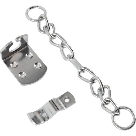 Chaîne de sécurité antivol en acier inoxydable pour porte d'hôtel ou d'appartement (1/5)