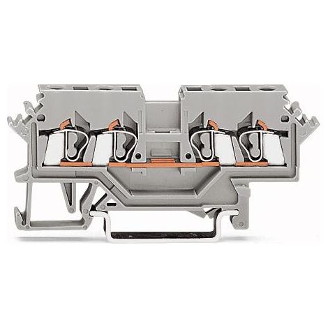 Connettore per barra di distribuzione a 4 fili da 2,5 mm² grigio 280-621