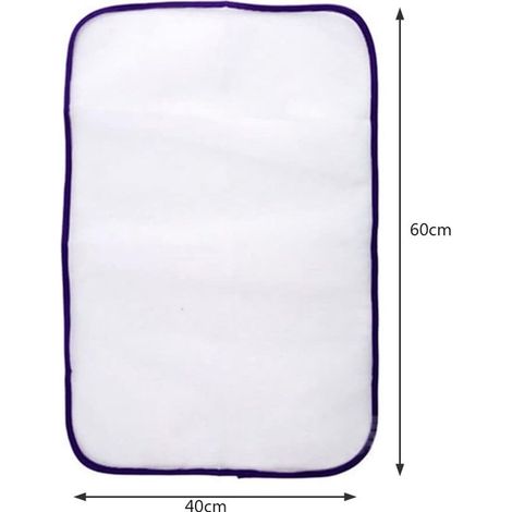 2 piezas de esterilla de planchar, tabla de planchar, esterilla de malla para planchar, mesa, esterilla de vapor portátil, tela resistente al calor, color morado. (1/4)