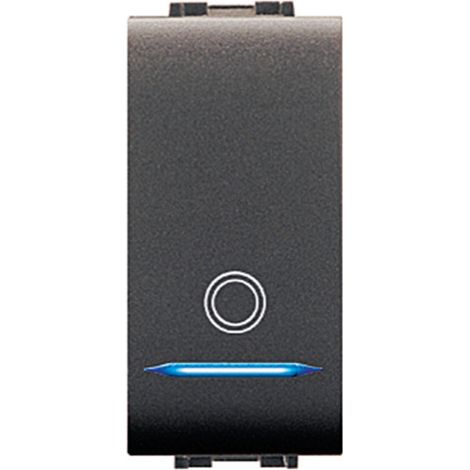 Bouton unipolaire A lectrocanaux Mylife Art 4018 avec LED compatible Btcino