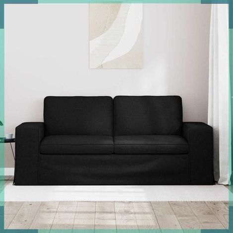 Canapé - 42024392 - Noir - Tissu - 182 x 80 x 82 cm (1/5)