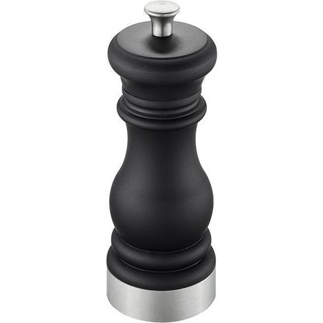 Gefu FLAVIO Salz- oder Pfeffermühle Schwarz Matt 17 cm Elegant (1/2)