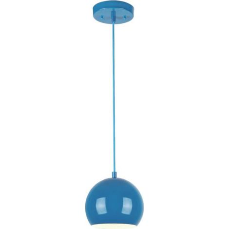 1-Light Pendant High Gloss Blue (1/4)
