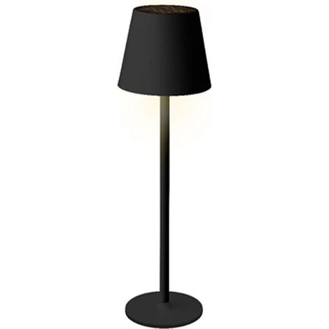 Lampe de table en métal noir duo colore 150 lumens