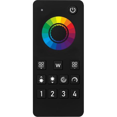 Centralina Controller per Striscia Led RGB WIFI 2.4G, RF 2.4G TUYA, Smart Life Max 15A Tot. (6A/CH) DC5-24V 360W 3 Canali RGB CLC103R Bianco