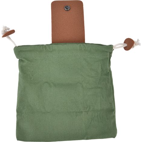 Gürteltasche für die Obsternte, Dschungel-Mehrzwecktasche, Aufbewahrungstasche für die Natur zum Pflücken, militärgrünes PU-Muster (1/5)