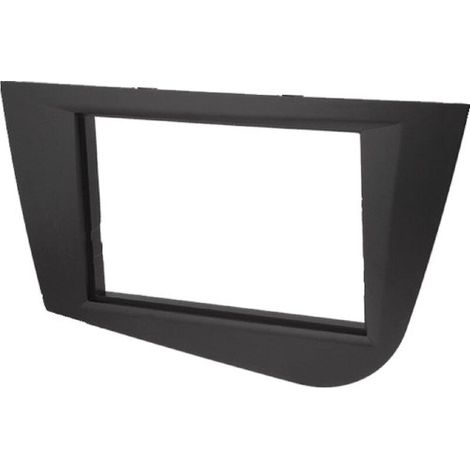 Facade autoradio FA188D compatible avec Seat Leon 05-12 - Noir