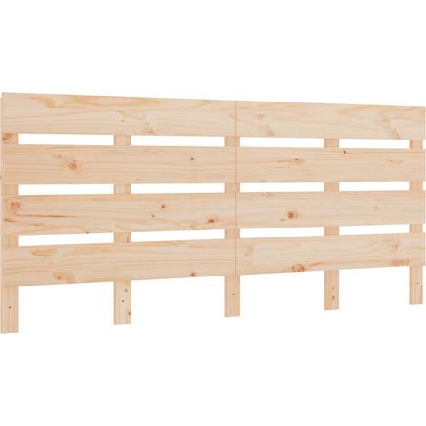 Maison Exclusive - Cabecero de cama madera maciza de pino 135x3x8