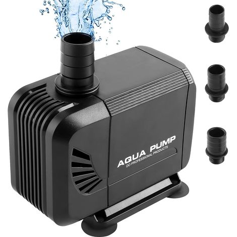 LIFURUN pompa sommersa per acquario, 3000L/H,altezza massima di mandata 2.8 m (1/5)