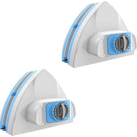 2 Pack Lave Vitre Magnétique Nettoyeur De Vitre Lave Vitre Aimanté Double Vitrage De 3 à 30 mm Appareil pour Nettoyer Les Vitres Exterieurs Inaccesibles (1/5)
