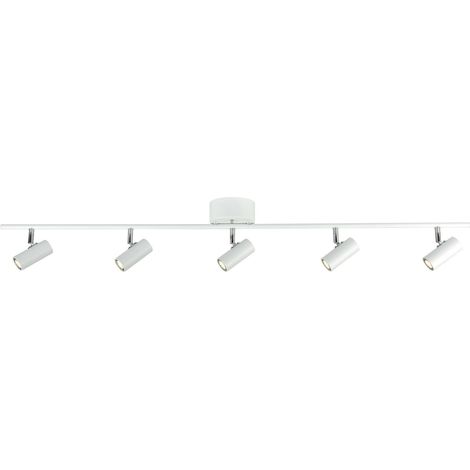Belid Cato - Projecteur à 5 lumières blanc mat