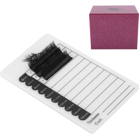 Boîte de rangement 10 niveaux pour faux cils acryliques, organisateur de maquillage et étagère de présentation (1/5)