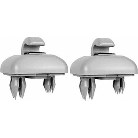 2 pièces Clip pour visière de Voiture. Crochet Pare-Soleil pour Voiture. pour Audi A1. A3. A4. A5. Q3. Q5 (8E0. 857. 562) A7. B6. B7. B8. S4. S5. Gris (1/5)