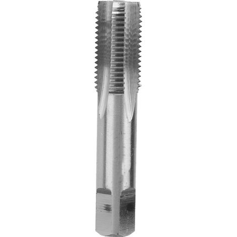 Taraud à filetage G1/4-19 en acier rapide HSS, haute dureté pour coupe de matériaux métalliques, outil de quincaillerie robuste. (1/5)