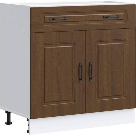 Maison Exclusive - Base da Cucina Kalmar Rovere Marrone in Legno Multistrato