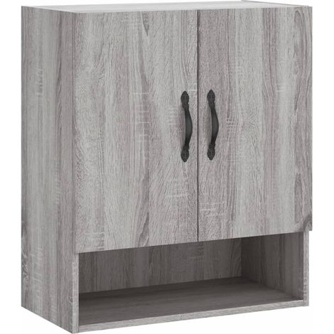 Maison Exclusive - Armadietto a Muro Grigio Sonoma 60x31x70cm in Legno Multistrato (1/5)