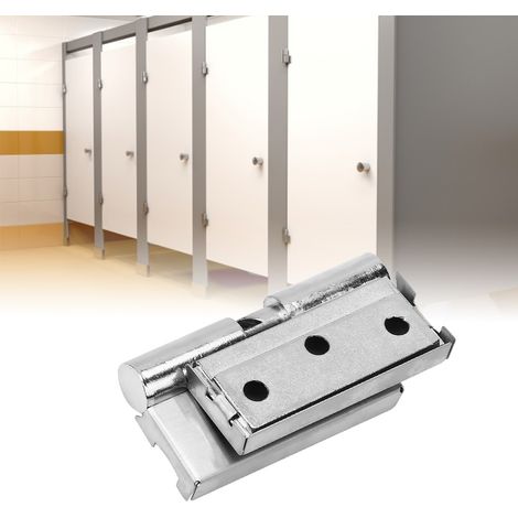 Charnière coulissante pliante pour porte intérieure de salle de bain, acier inoxydable et alliage de zinc plus épais, roulements à billes, 4x3, lot de 2 (1/4)