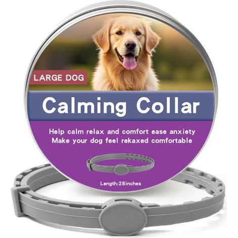 Collier Anti Puces pour Chien, Collier Anti Puces Et Anti Tique pour, 72cm, Longue Duree De Protection Collier Antiparasitaire,Naturel Collier Anti-Puce Chien pour Tous Types de Chiens. (1/5)