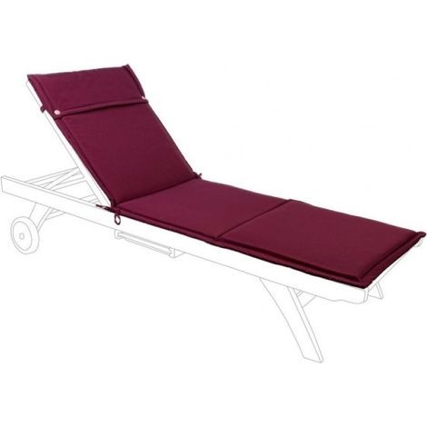 Cuscino bordeaux lettino - bizzotto (1/5)