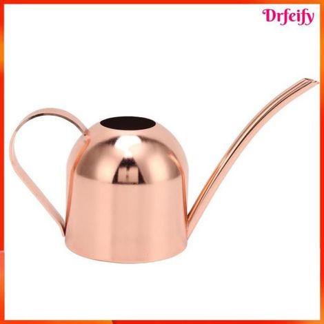 Arrosoir - - Mini 21,5 cm - Acier inoxydable - Buse longue fine - Or rose (1/5)