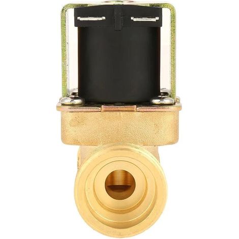 DC12V G3/4 Électrovanne électrique normalement fermée, Électrovanne en laiton, Électrovanne NC (G3/4 DC12V) (1/4)
