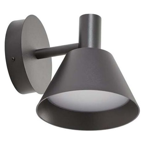 [NEUWERTIG] B-Ware Lucande Außenwandleuchte Tabena LED Gartenlampe schwarz matt IP54 CCT 16x17,5cm (1/2)