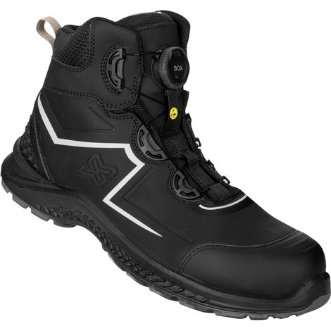 Chaussures de sécurité montantes FADE BOA S3S noires/grises 43