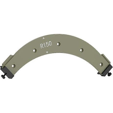 Gabarit d'angle arrondi pour le travail du bois R150 (1/5)
