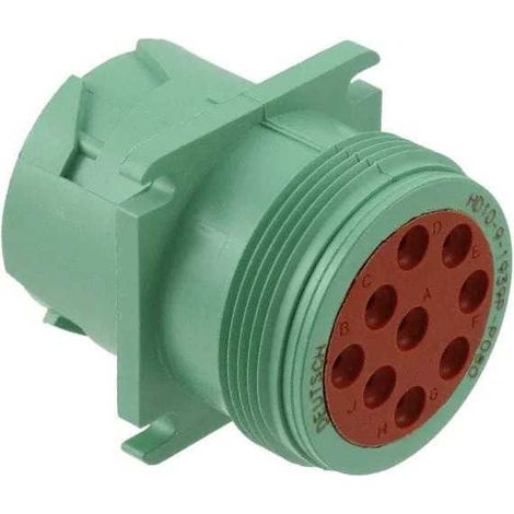 Connettore serie HD10 porta maschio 9 vie verde (1/2)