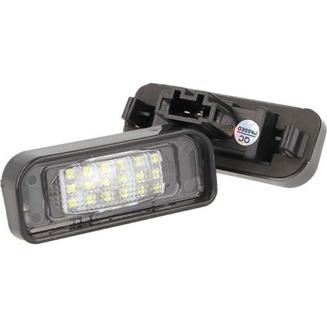 Kit Luci Targa Led Mercedes Benz W220 S-Class 1999-2005 Bianco Canbus No Errore (1/3)