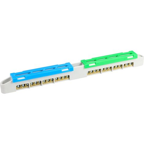 Regleta de terminales para cuadro eléctrico N+PE LZ-12