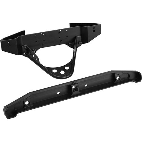 Pare-chocs avant/arrière LED avec support treuil pour voiture RC Crawler Axial SCX10 90046 et Traxxas (1/5)