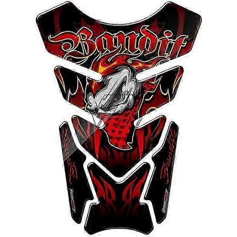 3d Motorcycle Tank Pad Gel Protector Sticker Bandit Tankpad Case For Suzuki Bandit 600 650 1200 1250 650s 600s Abs( Red) (1/5)