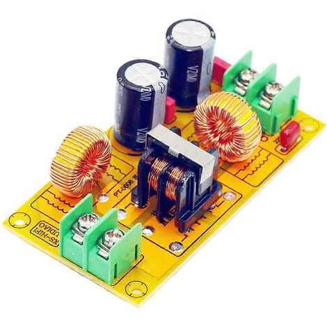 LC/CC-Filter, EMI/EMC/FCC-Filter für 12V/24V HiFi-Leistungsverstärker, 2A Hochfrequenzfilterung (1/5)