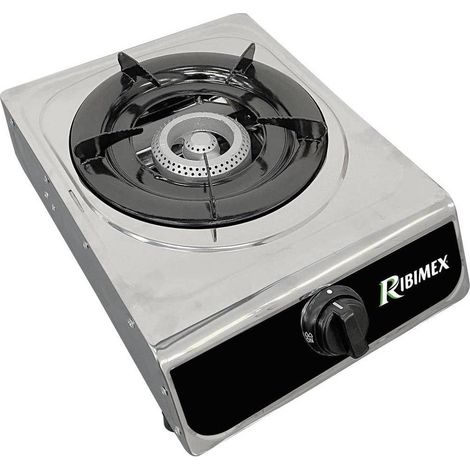 Réchaud Gaz Inox 1 Feu 2,9KW - Compact et Efficace - Idéal pour Camping et Cuisine Extérieure - D-Work (1/2)