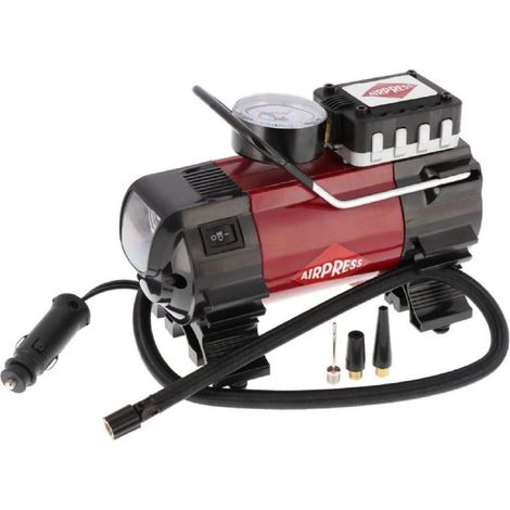 Compresor de coche compacto sin aceite Alimentación 12 V 36950 Airpress incluye luz. (1/4)