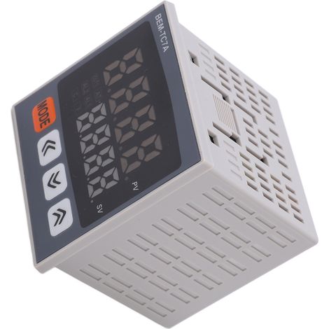 Régulateur de température numérique PID avec sortie relais et état solide 100-240VAC coffret détachable ABS thermoplongeur chauffage domotique BEM-TC7A-14RV (1/5)