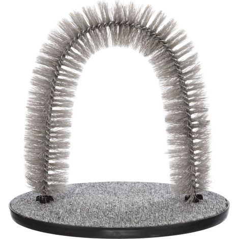 Massage- und Pflegebogen für Katzen 36×33cm grau (1/5)