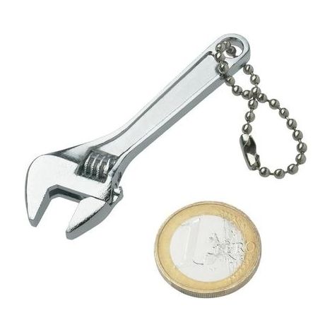 Donau-Elektronik Llave ajustable mini cromada 10 mm