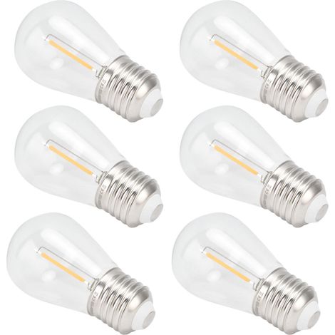 Lot 10 ampoules LED rétro mignonnes réglables économiques ampoules à incandescence anciennes pour décorations (1/5)