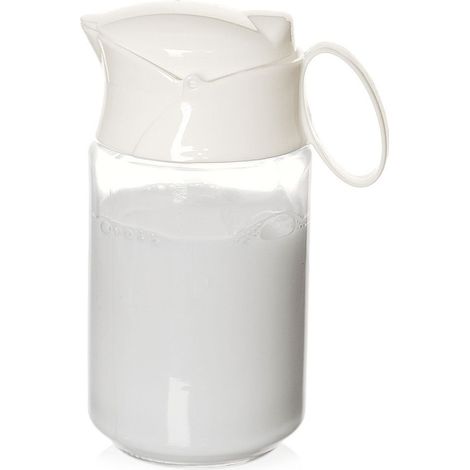 Brocca in vetro per latte, panna, salse e intingoli, 235 ml
