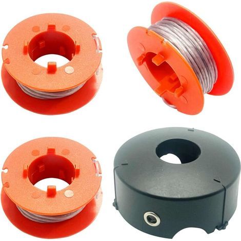 APEX Bobine de rechange F016800175 pour débroussailleuse Bosch ART 23 26 30 Combitrim Easytrim, fil de 8 m avec couvercle F016L71088 (1/5)