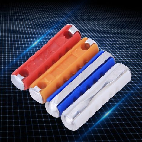 Assortiment de 100 fusibles torpilles en céramique pour automobile