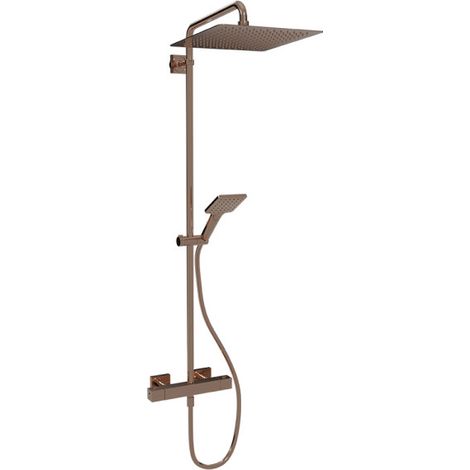 Colonne de douche thermostatique Or Rose Tabula - CRISTINA ONDYNA QD44846P (1/2)