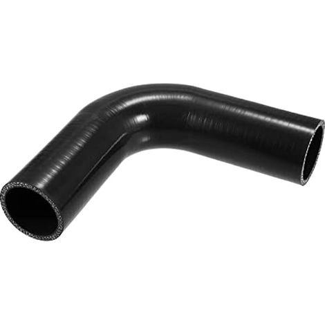 A Tuyau Silicone 90° Coude Noir 1pc Pour Refroidisement Voiture (1/4)