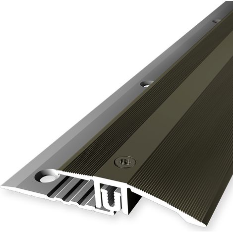 PROVISTON Ausgleichsprofil Übergangsprofil Breite: 44 mm Höhenausgleich: 6.5 - 16 mm Länge: 1000 mm Aluminiumprofil Bronze 1 Stück