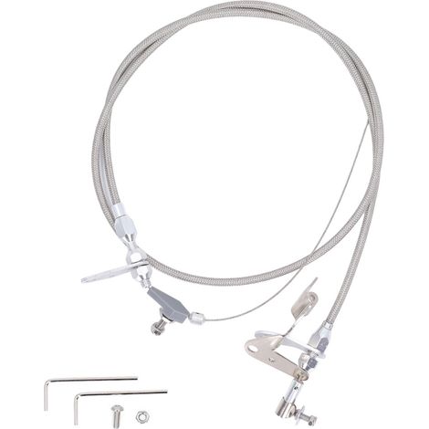 Cble de rétrogradation en acier inoxydable de 158 cm de longueur de remplacement du fil d'accélérateur pour les transmissions CHRYSLER 727. (1/5)